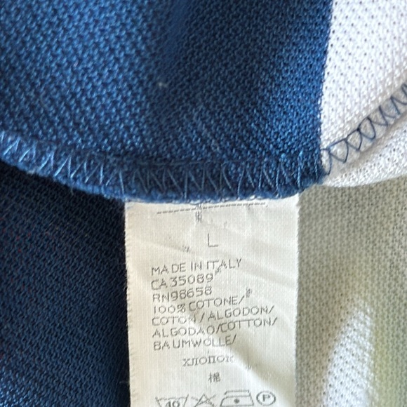 Paul & Shark Multicolor Striped Polo Size Large - Picture 6 of 8